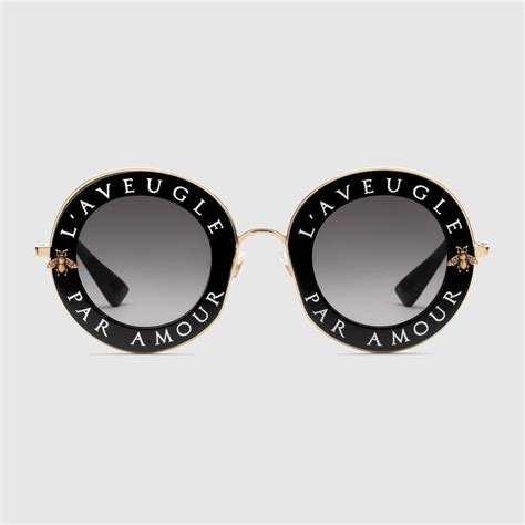 gucci round metal glasses|gucci oversized round sunglasses.